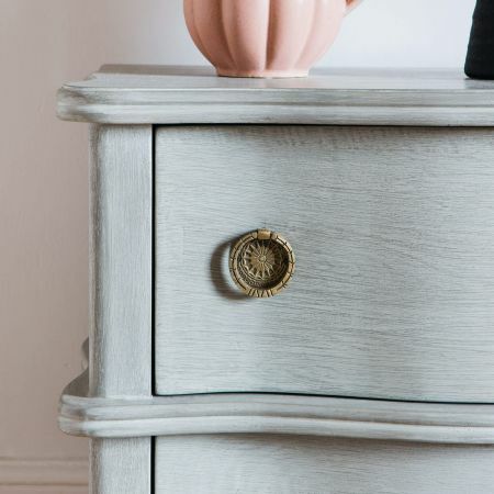 Oyster Two Drawer Bedside Table