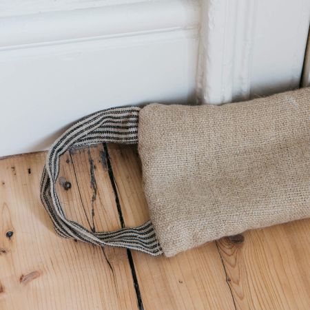 Linen Draught Excluder with Handle