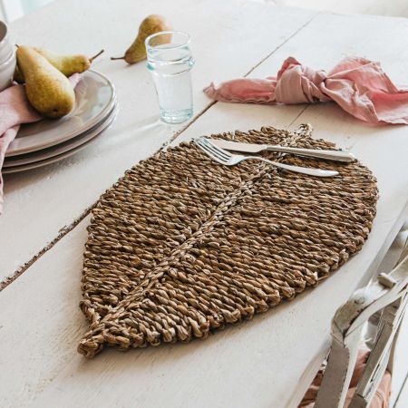 Natural Seagrass Leaf Placemat