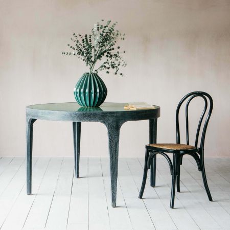 Delaney Green Marble Dining Table