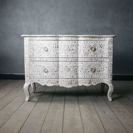 Antonia White Mother of Pearl Chest of Drawers