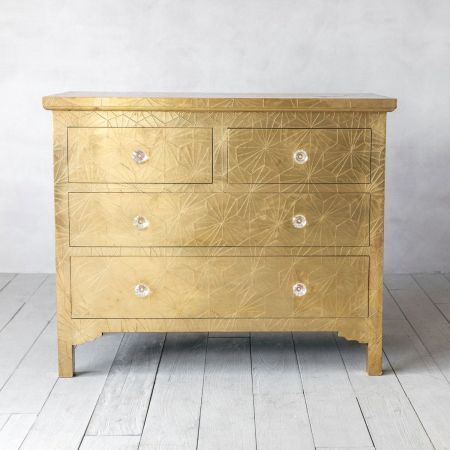 Roselle Brass Mounted Chest of Drawers