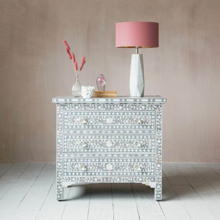 Pearl Large Bedside Table, Mother Of Pearl Table Lamp Uk