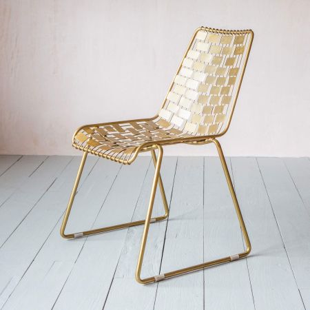 Kobi Gold Wire Chair