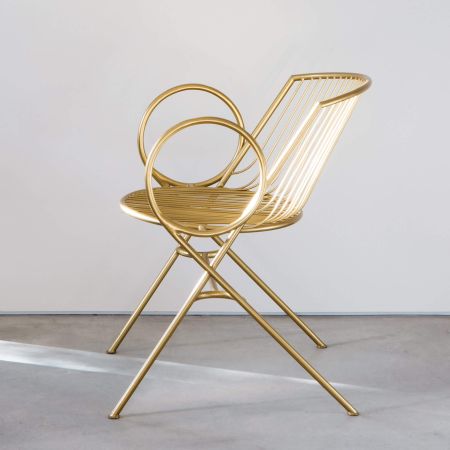Khanna Gold Chair