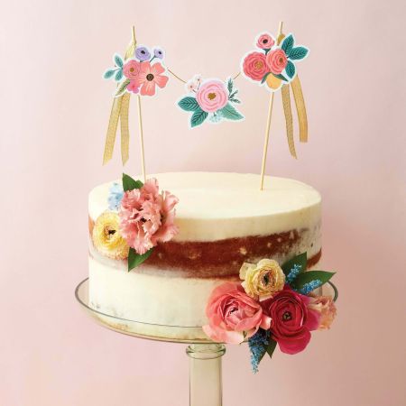 Garden Party Cake Topper