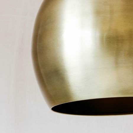 Dark Antique Brass Ball Light