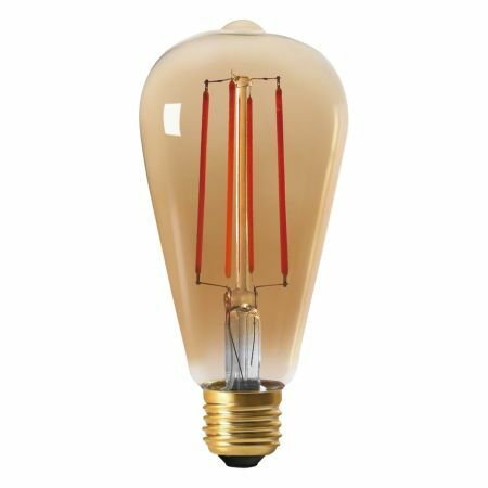 Vintage Amber LED E27 Lightbulb 