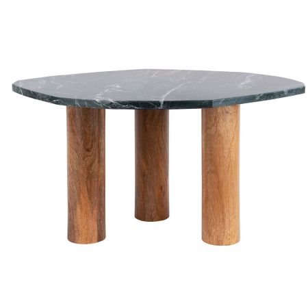 Atticus Green Marble Side Table