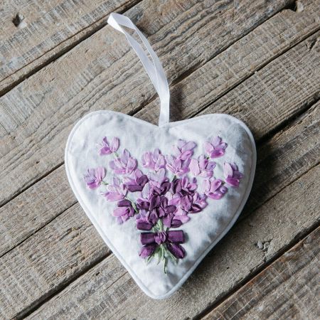 Heart-Shaped Lavender Sachet