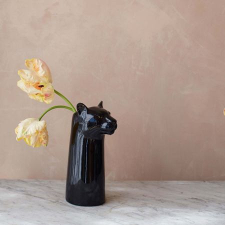 Panther Flower Vase