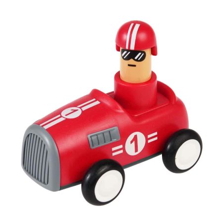 Red Push Down Toy Racing Car