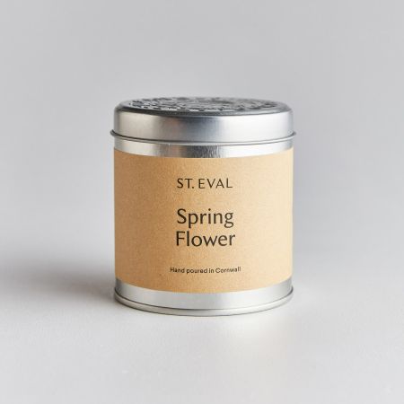 Spring Flower Tin Candle