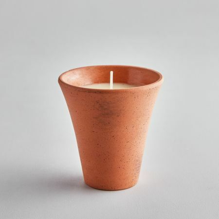 Large Citronella Potted Candle