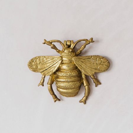 Gold Bee Door Knocker