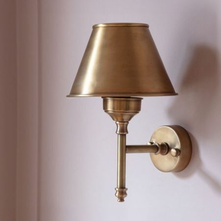 Rory Antique Brass Wall Light