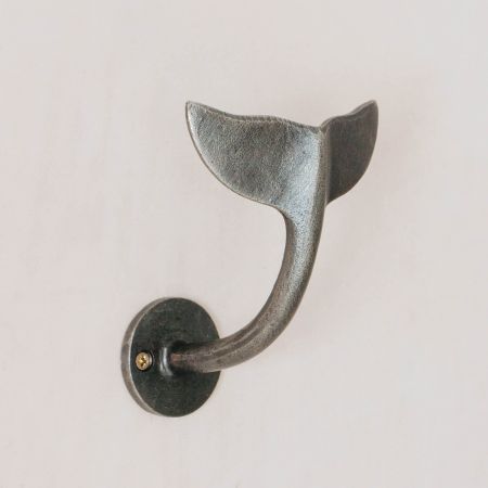 Antique Silver Whale Tail Hook