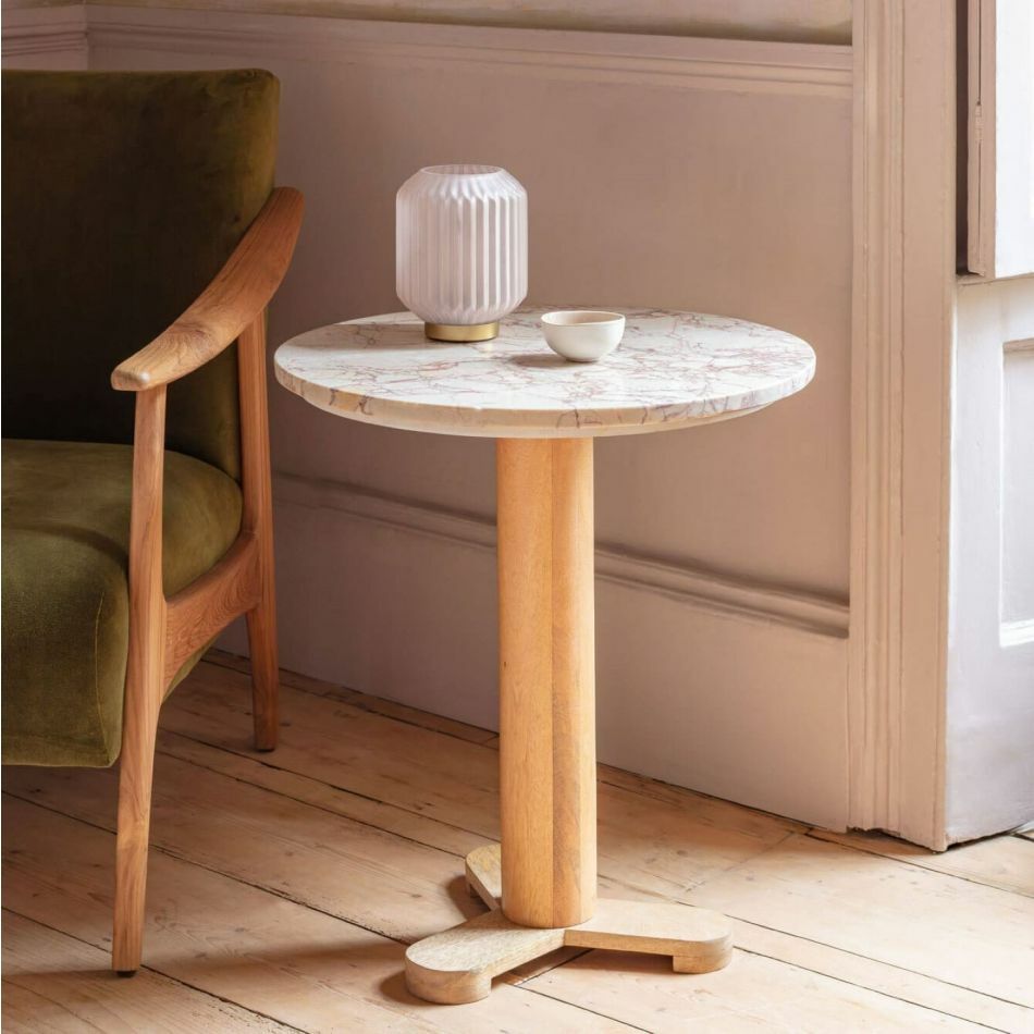 Kinsley Marble Side Table