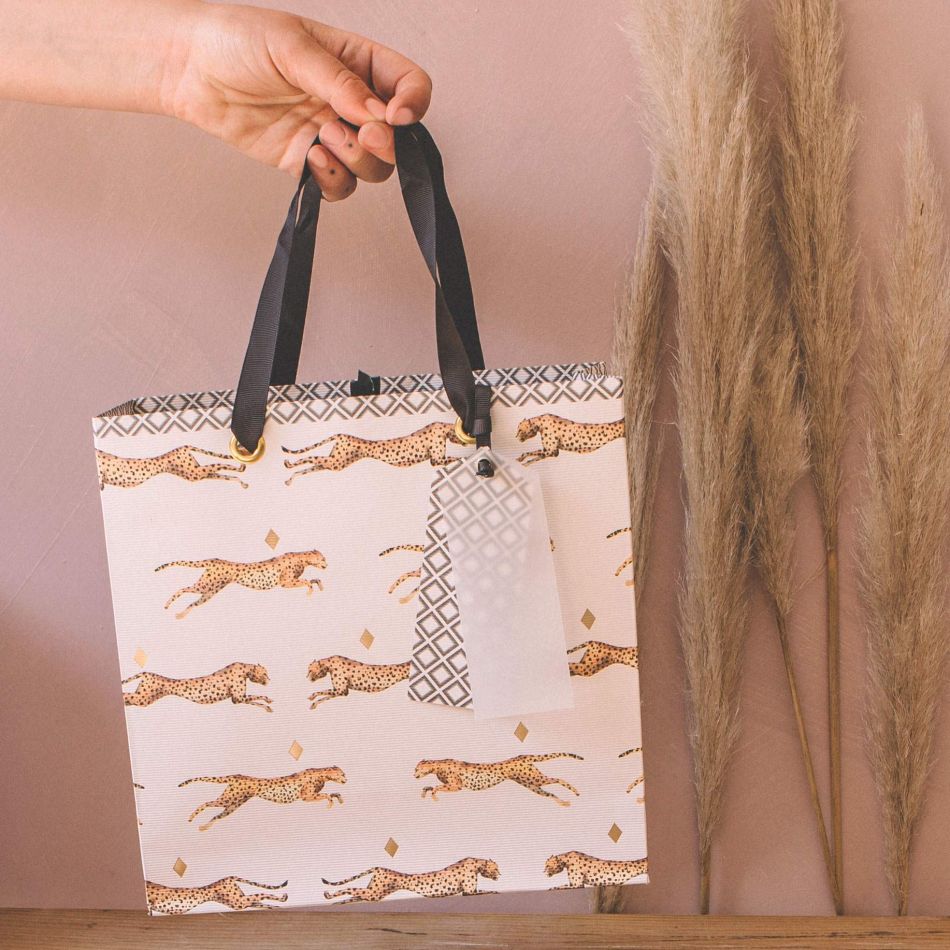 Cheetah Print Gift Bag