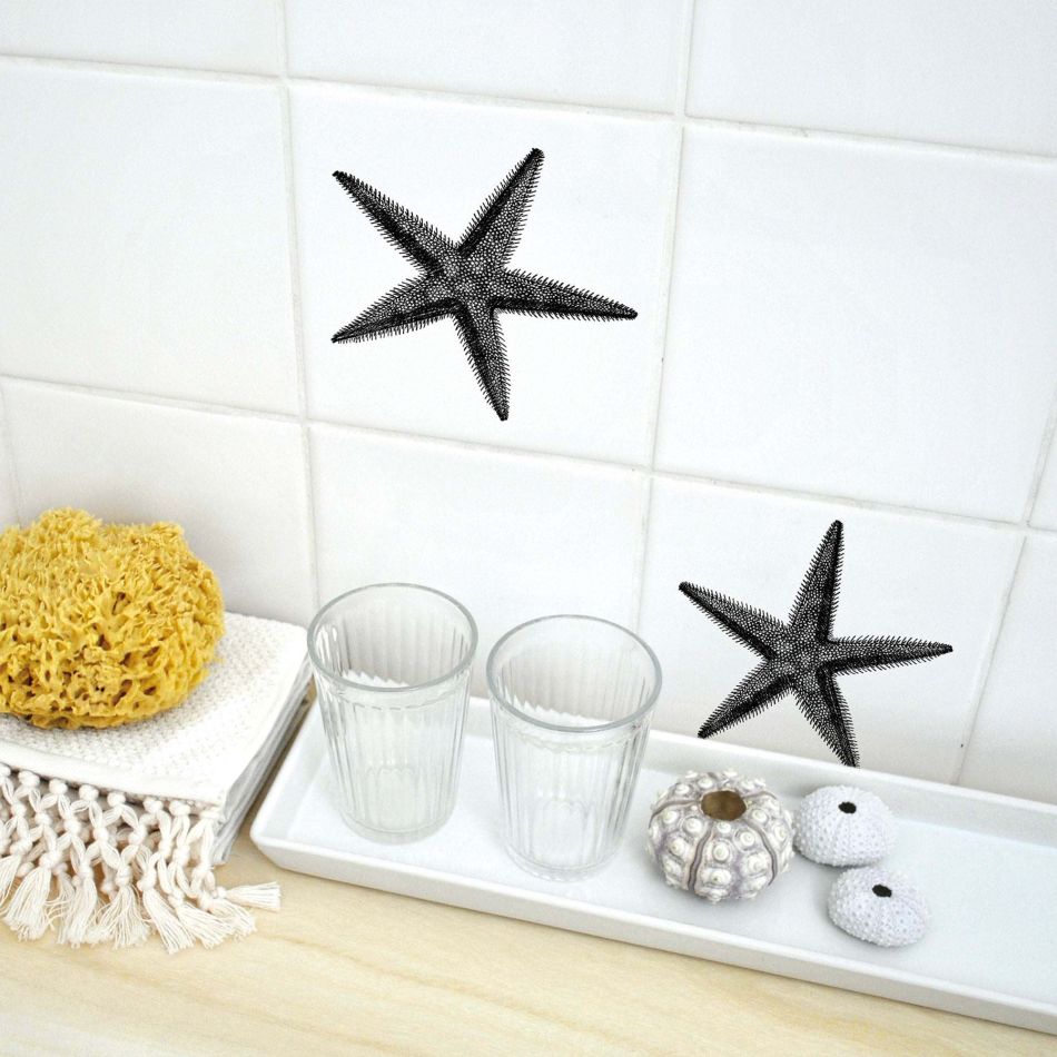 Starfish Tile Stickers