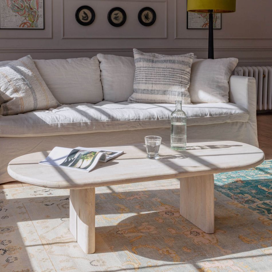White Evie Coffee Table | Graham and Green