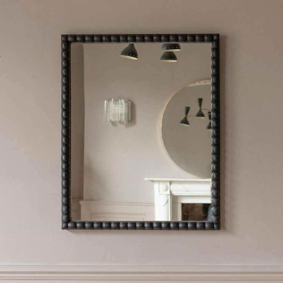 Large Barnaby Black Wall Mirror
