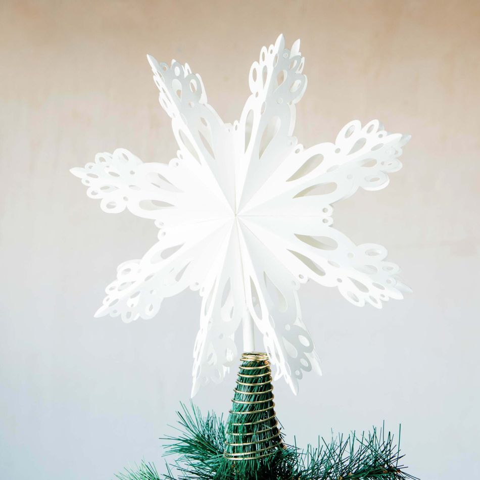 Paper Star Christmas Tree Topper