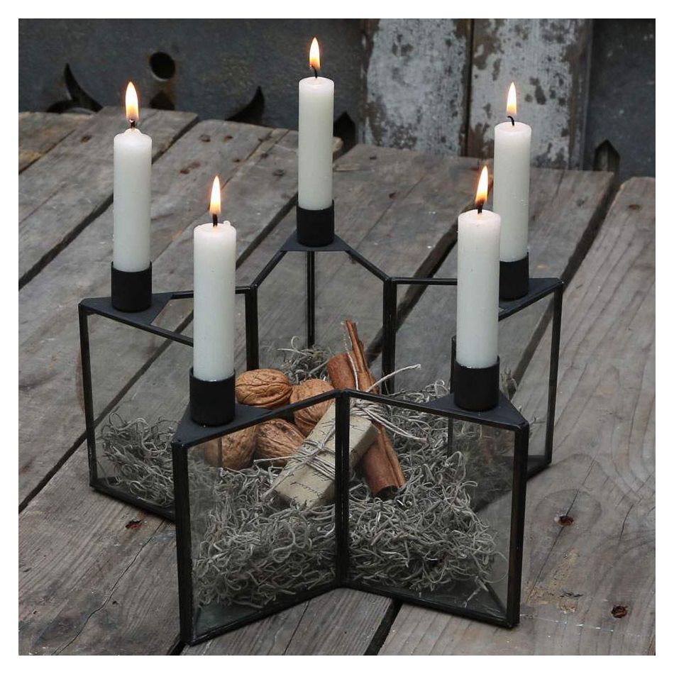 Five Candle Star Holder