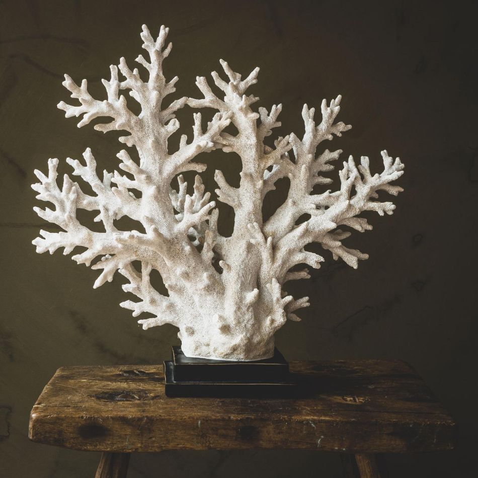 Large Faux White Coral Tree