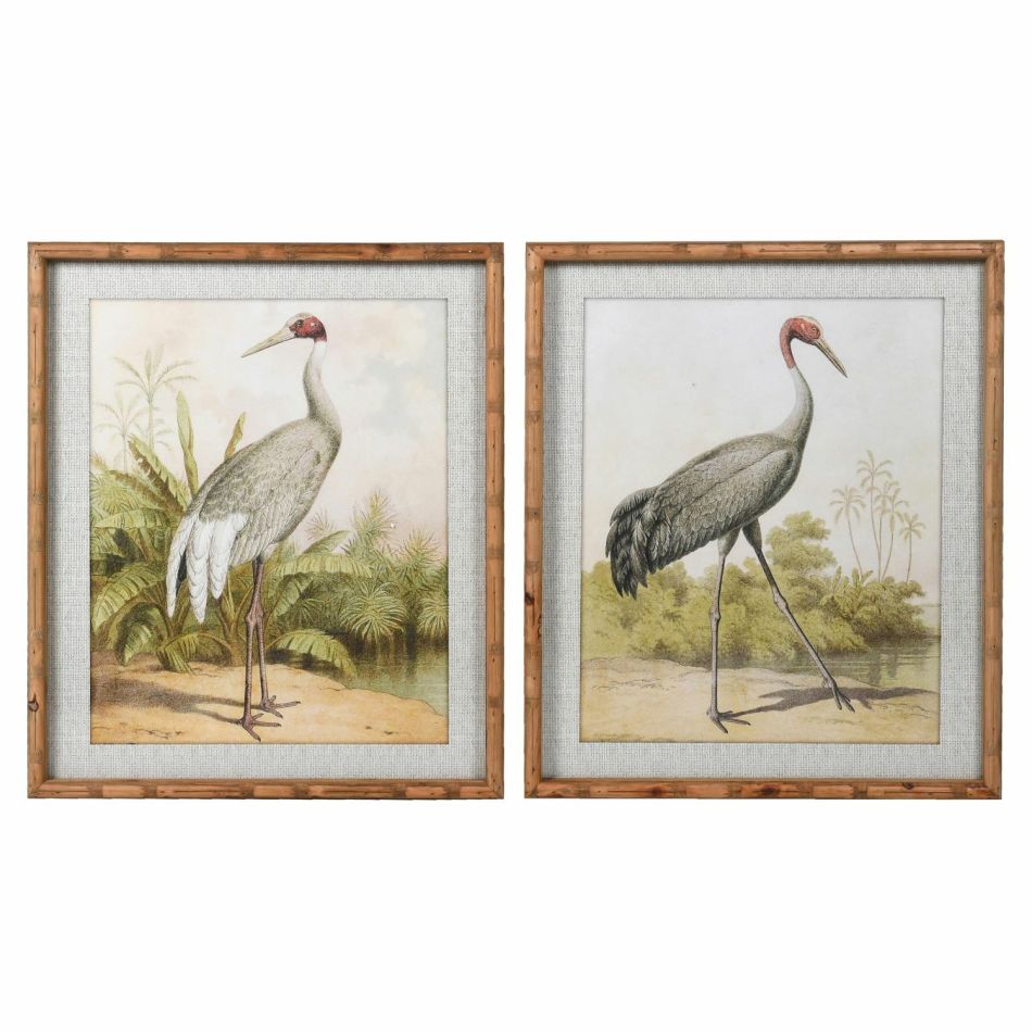 Set of Two Stork Prints