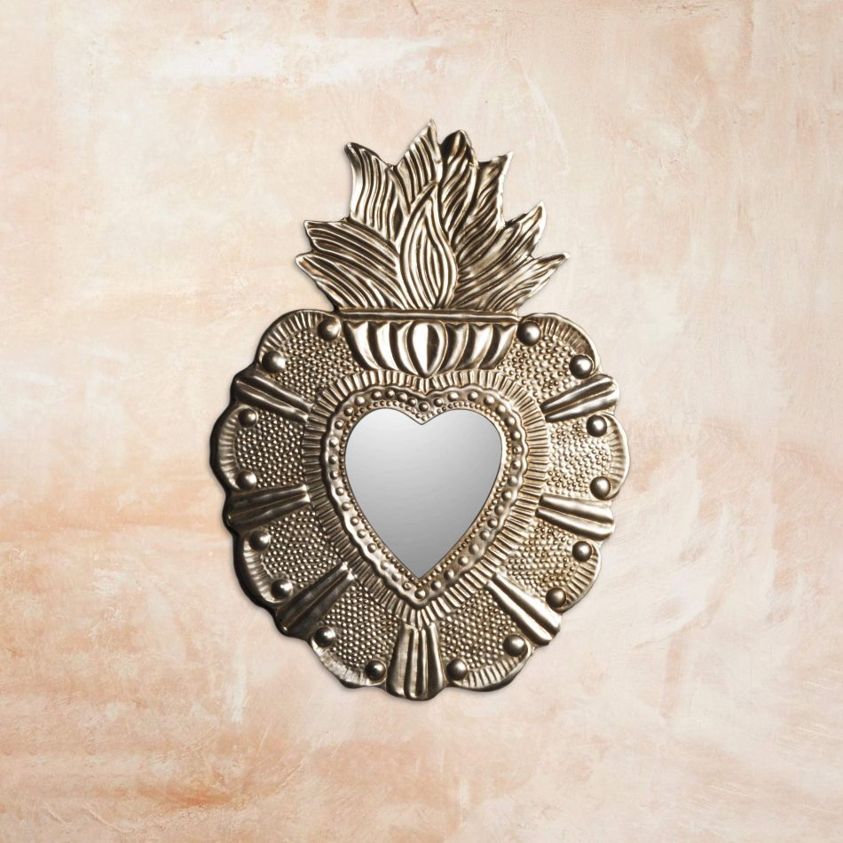 Heart and Flames Mirror
