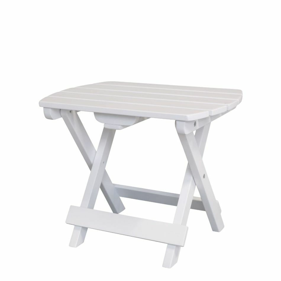 Rosalie White Foldable Side Table