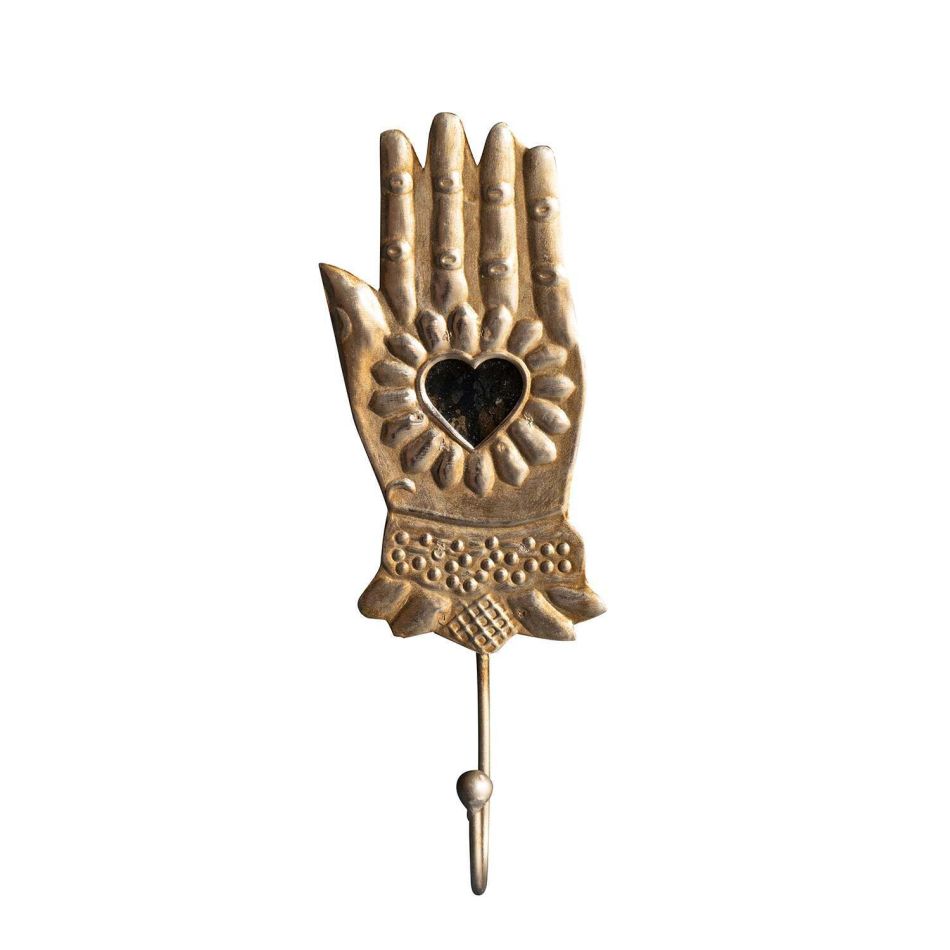 Hand and Heart Wall Hook