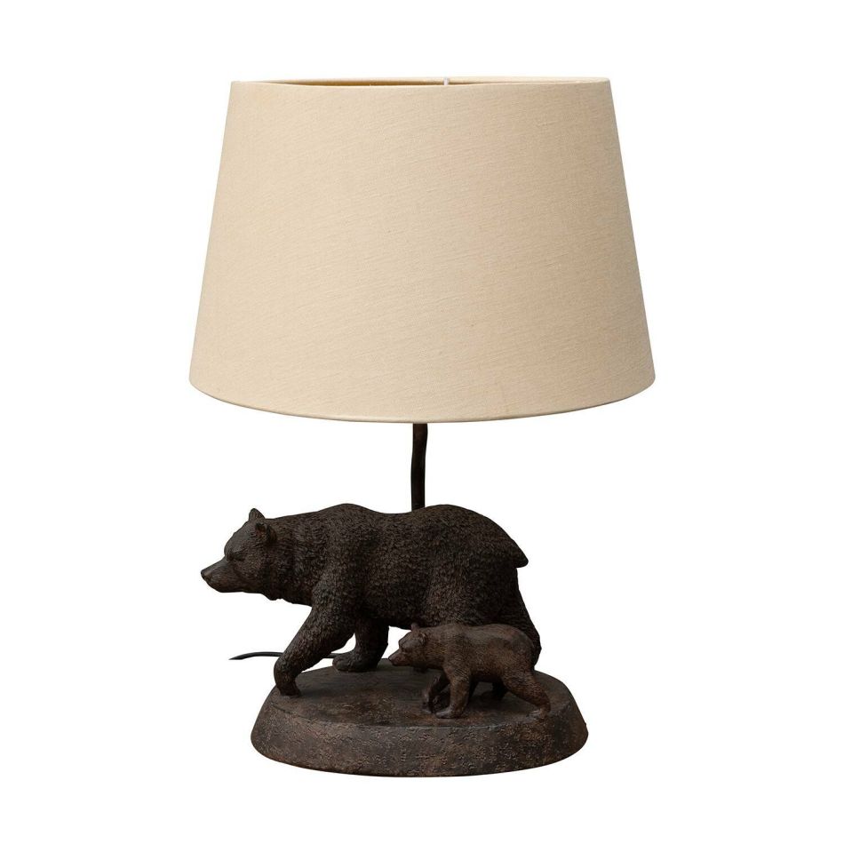 Bailey Bear Lamp with Shade