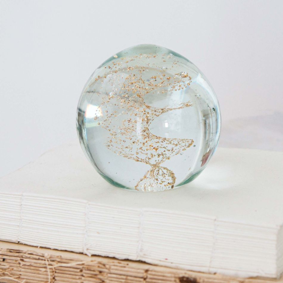 Gold Dust Paperweight