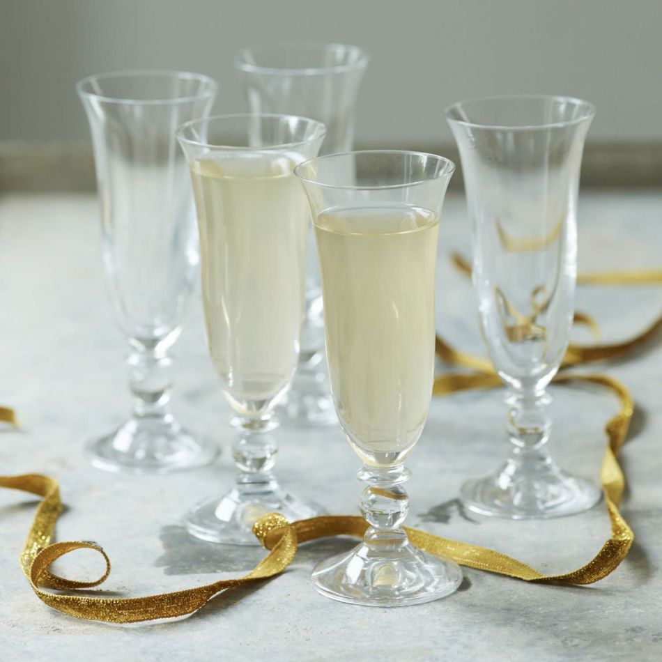 Curved French Champagne Flute
