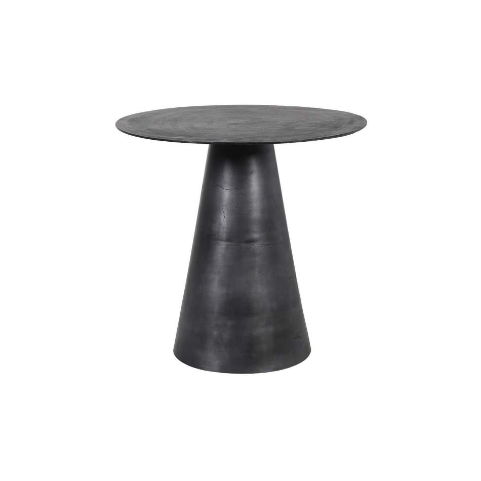 Milan Round Black Side Table Graham, Round Pedestal Side Table Uk