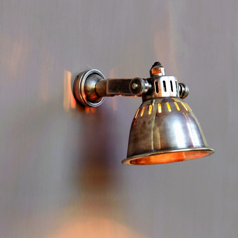 Adjustable Brass Wall Light