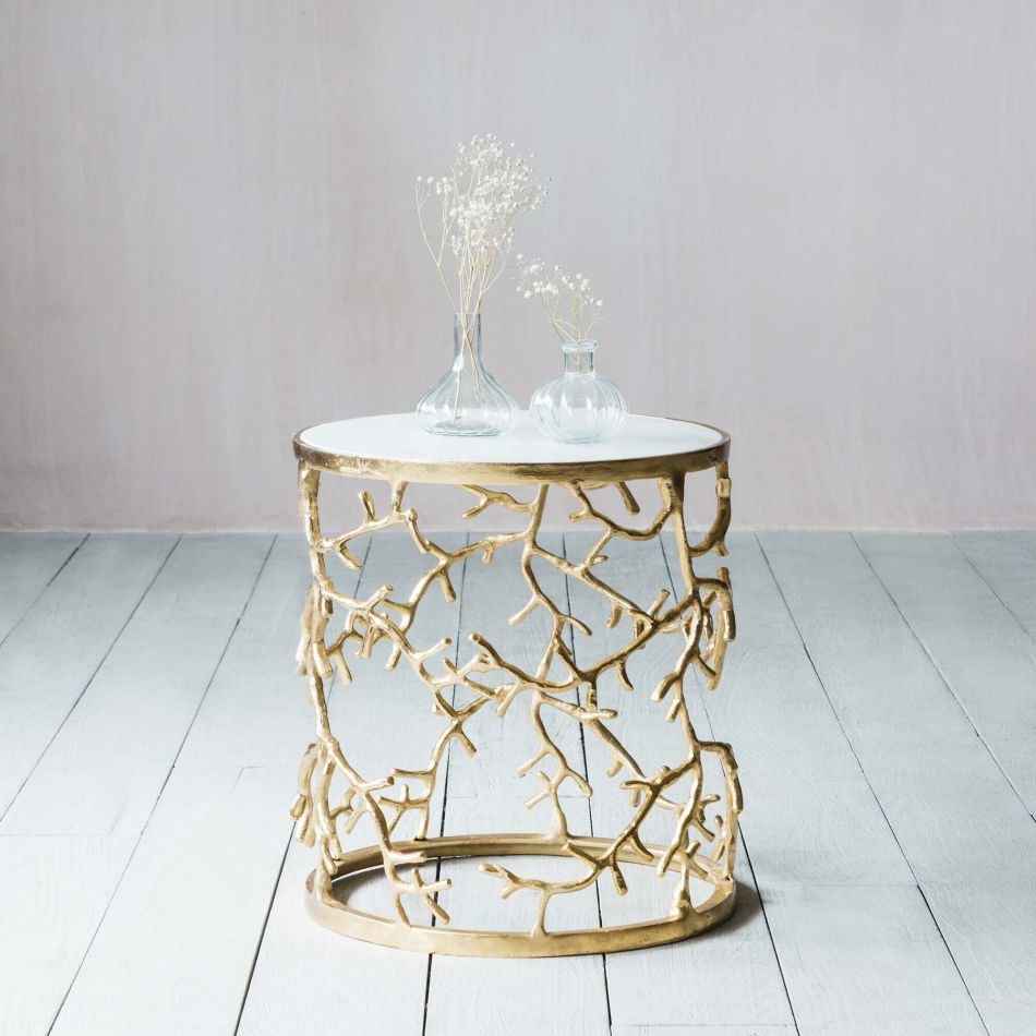 Gold Branchlet Side Table