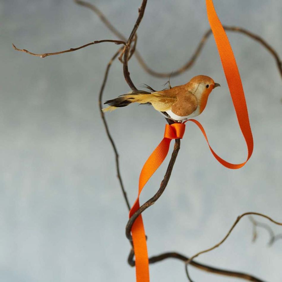 Robin Bird Clip-On Christmas Tree Decoration