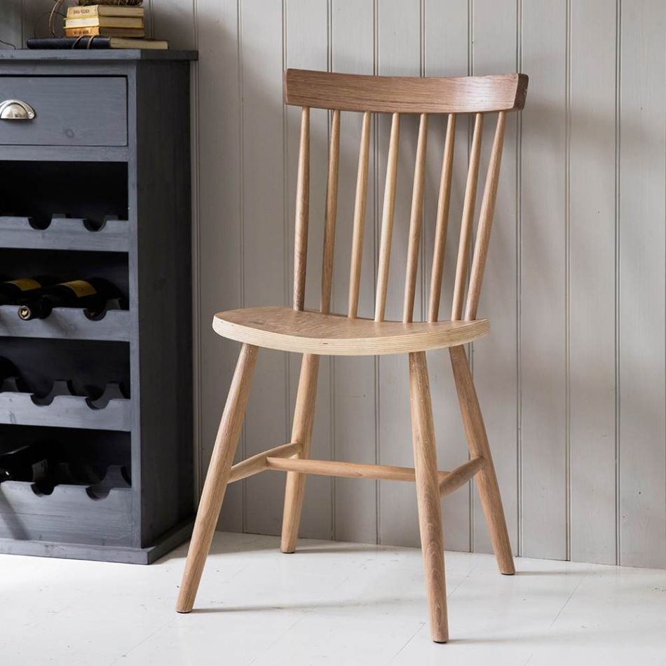 Spindle Back Oak Chair 