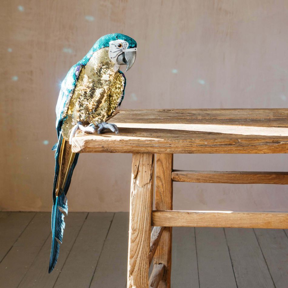 Patrick Gold Sequin Parrot