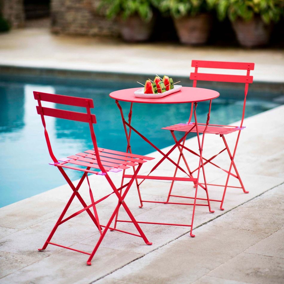 Coral Bistro Table and Chair Set