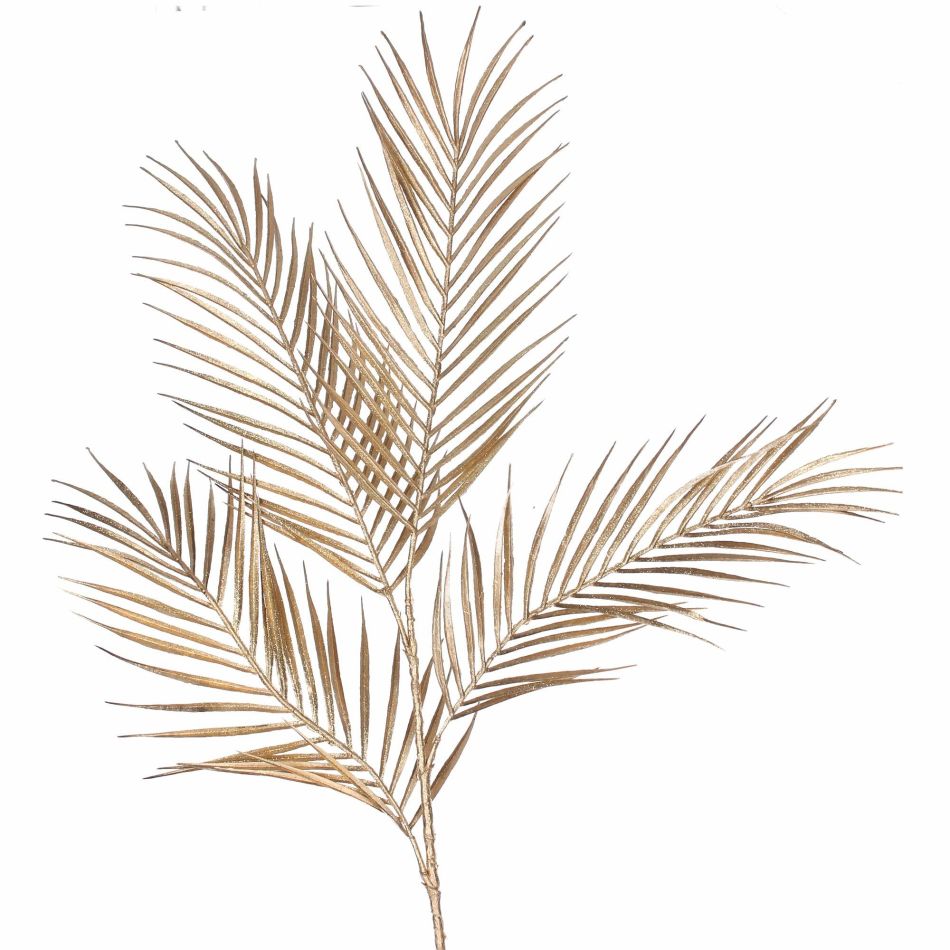 Gold Palm Leaf Branch