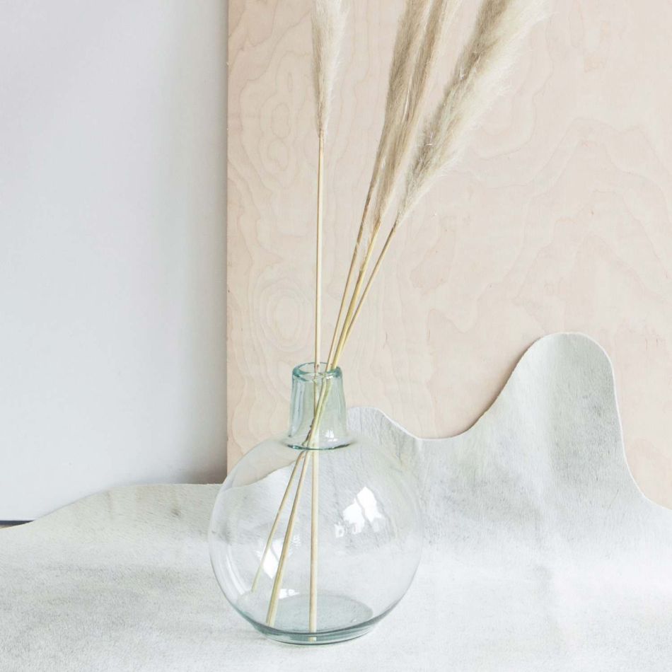 Medium Recycled Glass Stem Vase