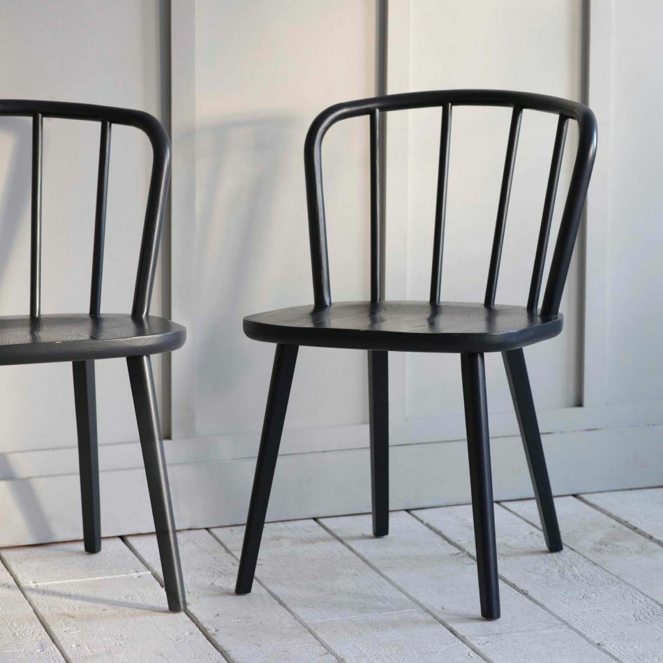 Set of Two Carbon Uley Chairs