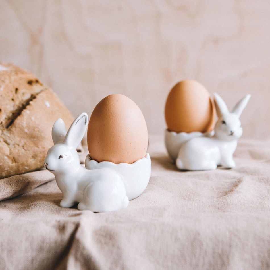 Ceramic Bunny Egg Cup
