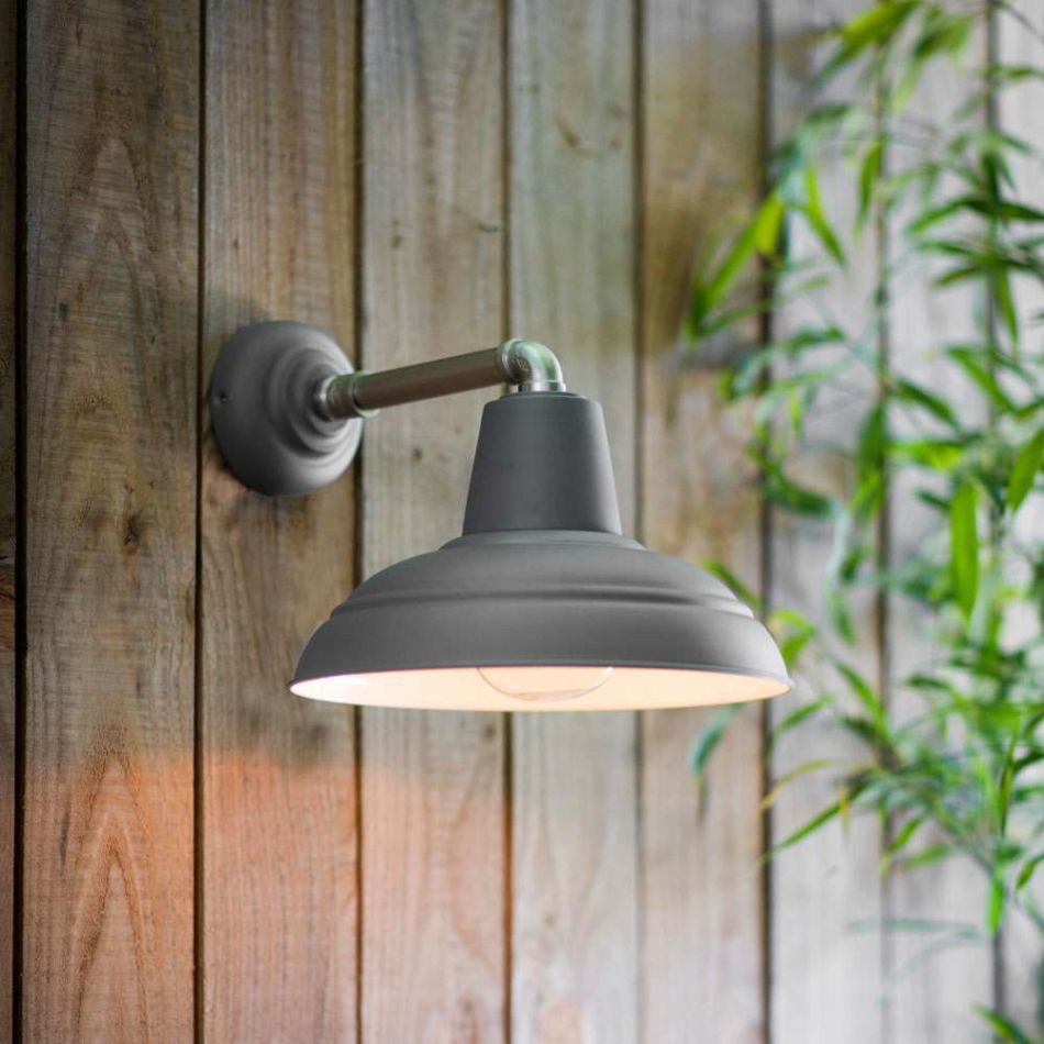 Southwark Outdoor Wall Light In Charcoal