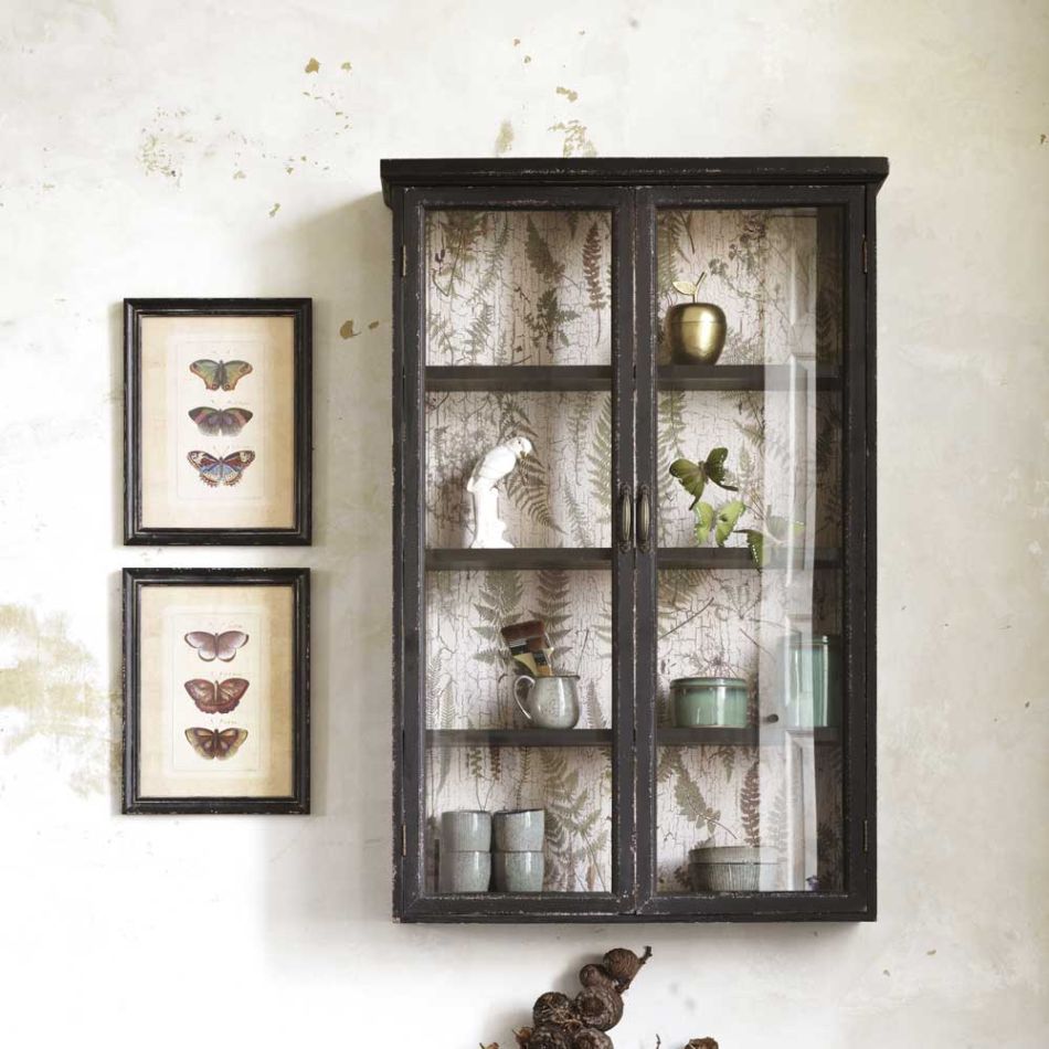 Glass Fronted Wall Cabinet