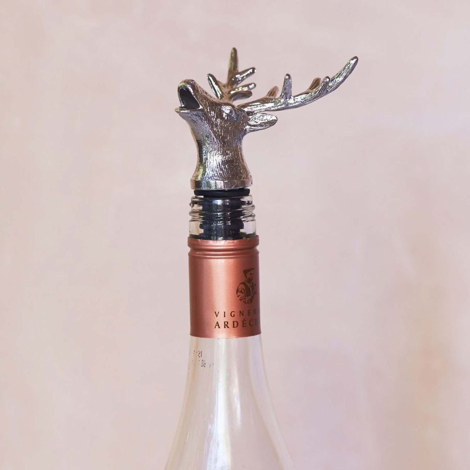 Stag Head Bottle Stopper and Pourer